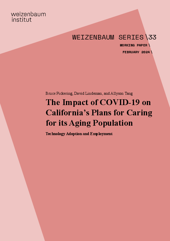 The Impact of COVID-19 on California’s Plans for Caring for its Aging Population