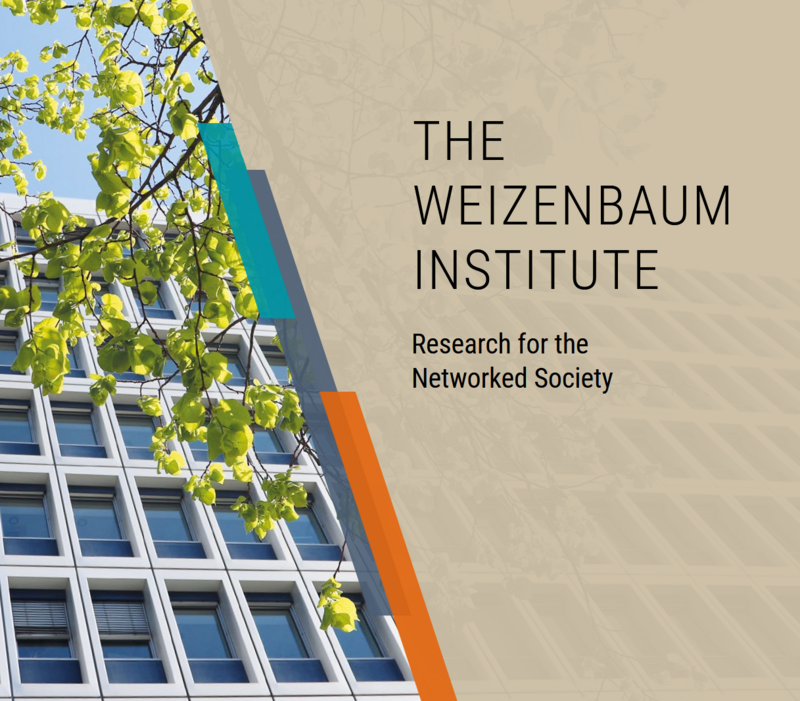 Coverbild of the image brochure of the Weizenbaum Institute
