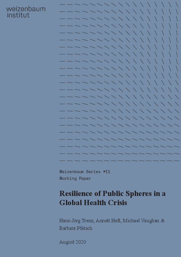 Resilience of Public Spheres in a Global Health Crisis