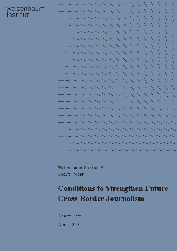 Conditions to Strengthen Future Cross-Border Journalism