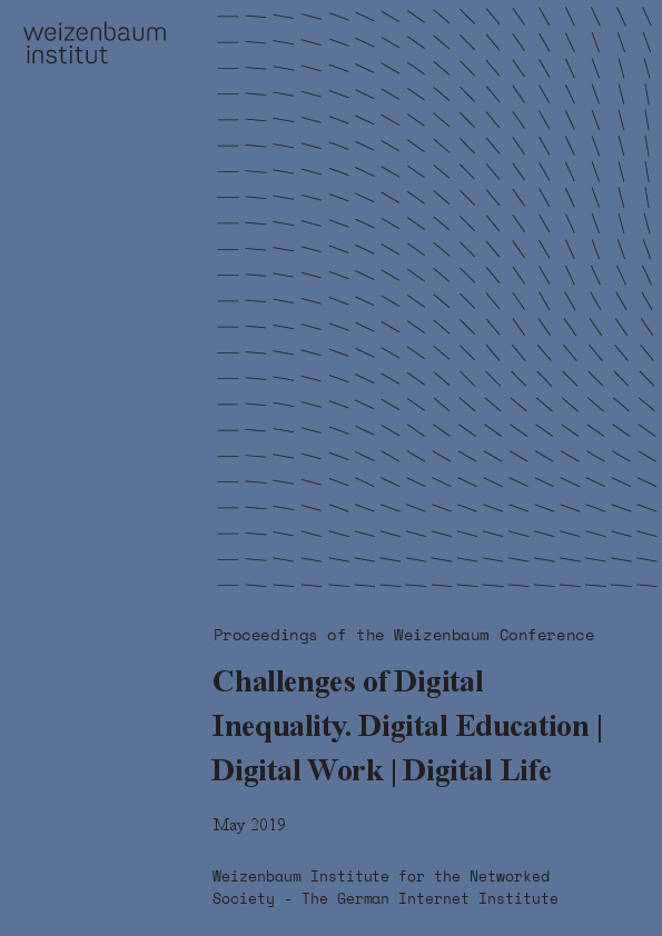 Challenges of Digital Inequality